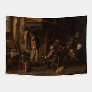 The Ice Skaters by Adriaen van Ostade Tapestry