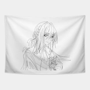 violet evergarden in sadness of life Tapestry