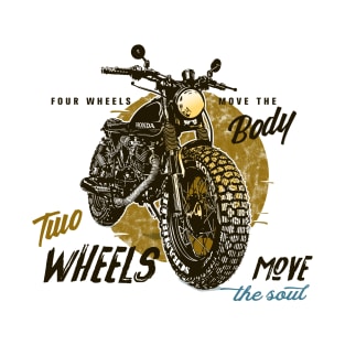 Scrambler Motorcycles, Two Wheels Move the Soul, Japanese Bike T-Shirt