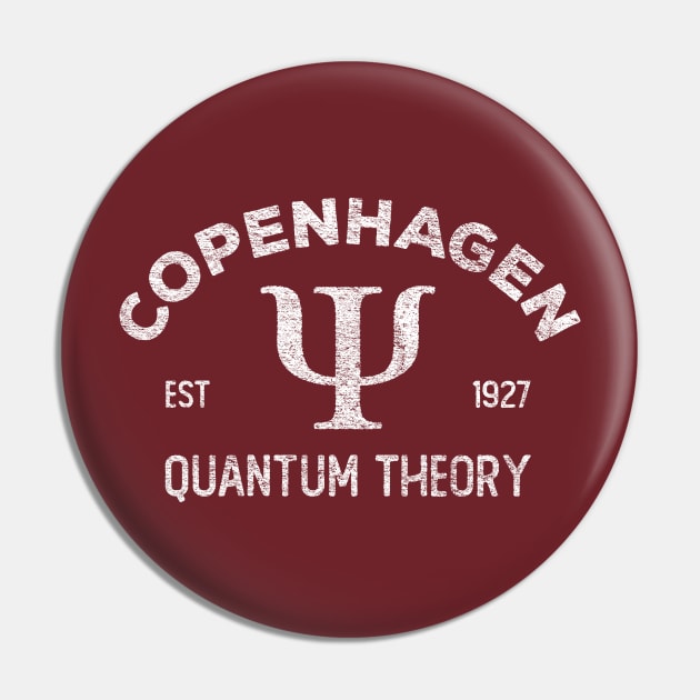 Copenhagen interpretation of quantum mechanics Vintage distressed college design Pin by Danny Lomeli