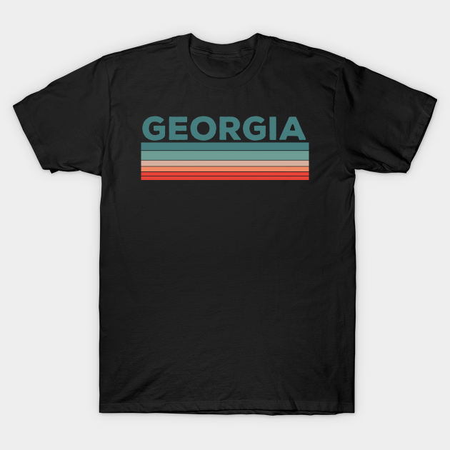 Discover Georgia Retro Vintage 70s 80s Design - Georgia - T-Shirt