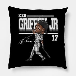 Ken Griffey Jr. Chicago W Cartoon Pillow