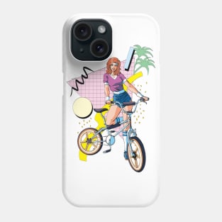 BMX 80s Woman Phone Case