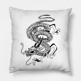 Chinese Dragon Tattoos Pillow