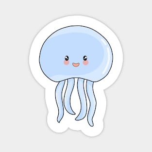 Jellyfish blue ver Magnet