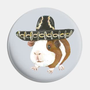 Mariachi Guineapig Pin