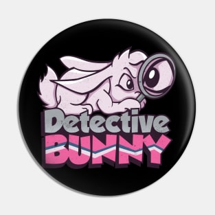 Easter Detective Bunny Pin