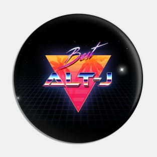 Alt-J Retro Crome Art Pin