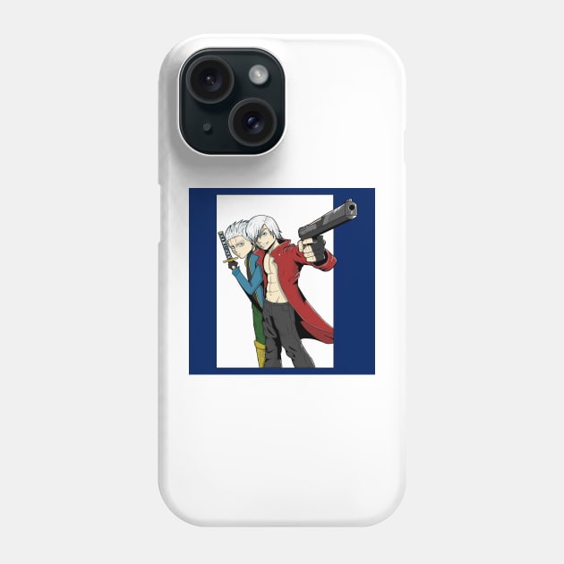 "Dante and Vergil" Phone Case by MalAtrz