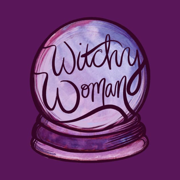 Witchy Woman Crystal Ball by bubbsnugg