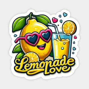 Lemonade Love: Sippin' Sweetness Magnet