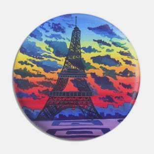 Eiffel  tower Pin