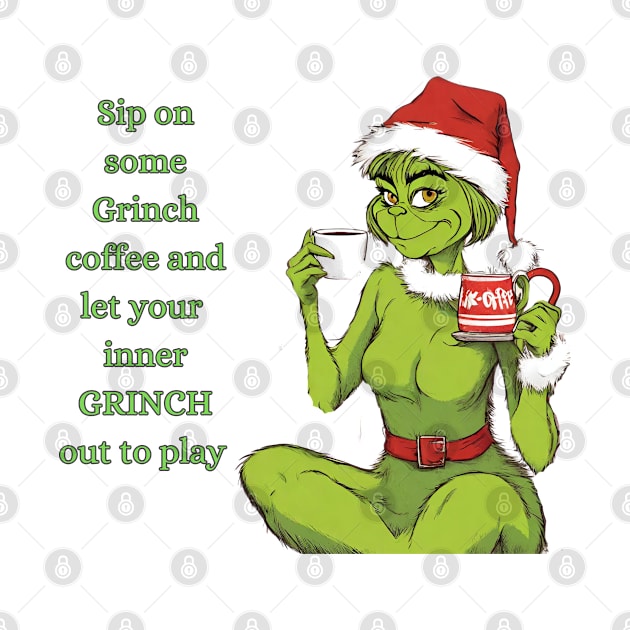 Cheeky Girl Grinch by blaurensharp00@gmail.com