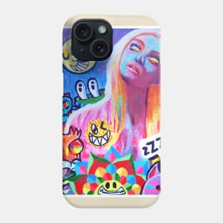 abstract collin painting Phone Case