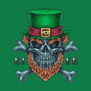 Leprechaun Skull And Bones T-Shirt