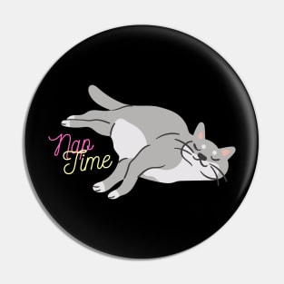 Nap Time Kitty Pin