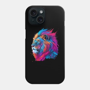 Colorful Lion Art Phone Case