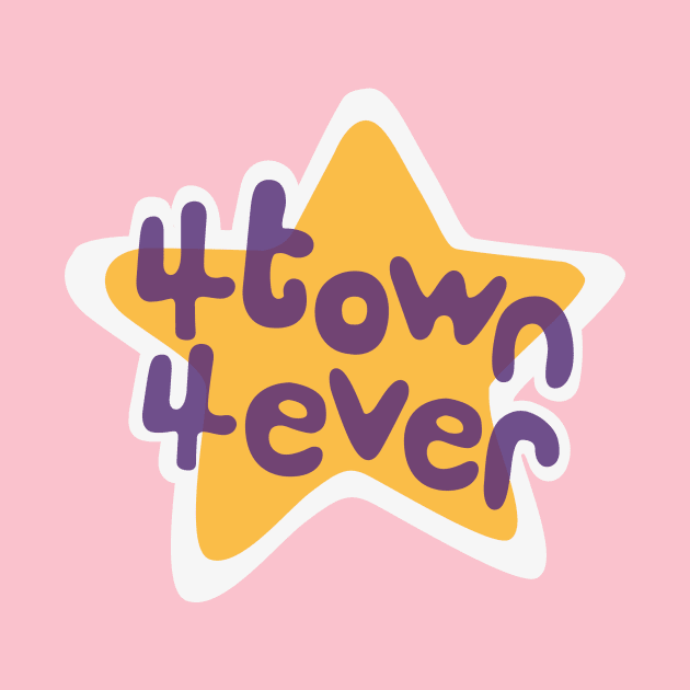 4*TOWN sticker from music video by HoneyLiss