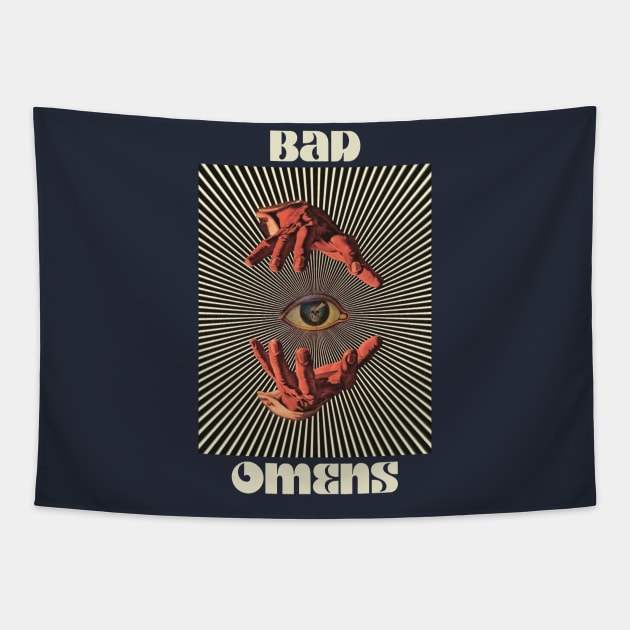 Hand Eyes Bad Omens Tapestry by Kiho Jise