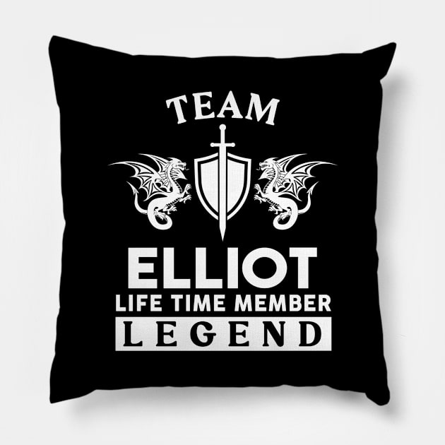 Elliot Name T Shirt - Elliot Life Time Member Legend Gift Item Tee Pillow by unendurableslemp118