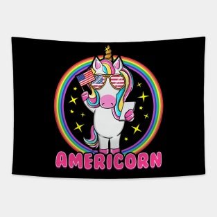 Funny Americorn T-shirt Tapestry