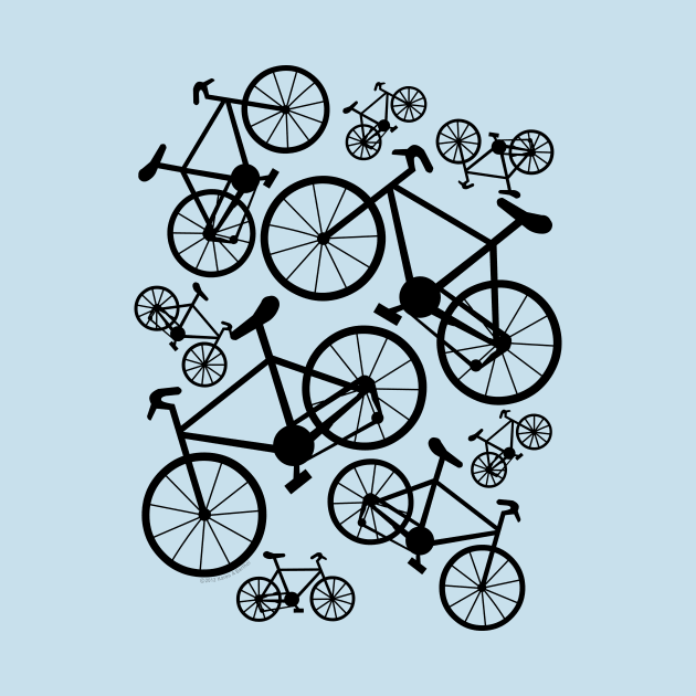 Bicycles Big and Small by Barthol Graphics