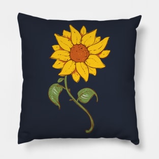 Sunny Sunflower Pillow