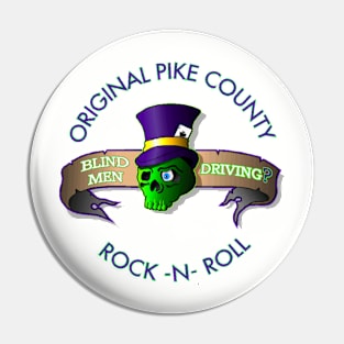 Blind Men Driving? Original Logo Pin