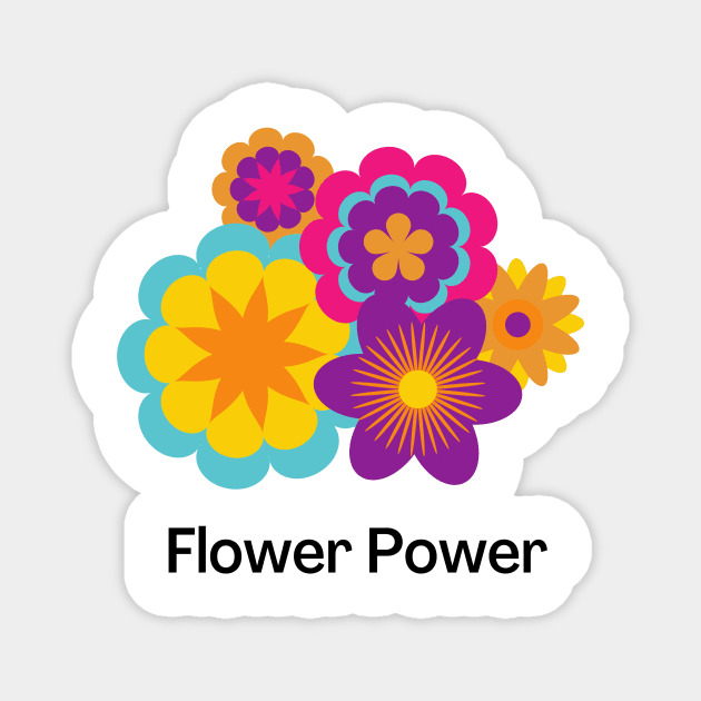 Flower Power Magnet by SplinterArt