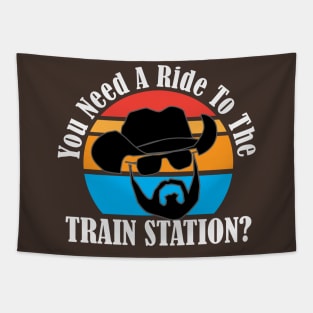 Need a ride to the Train Station Tapestry