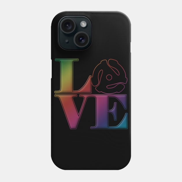 Vinyl Love 45 Phone Case by bronzarino