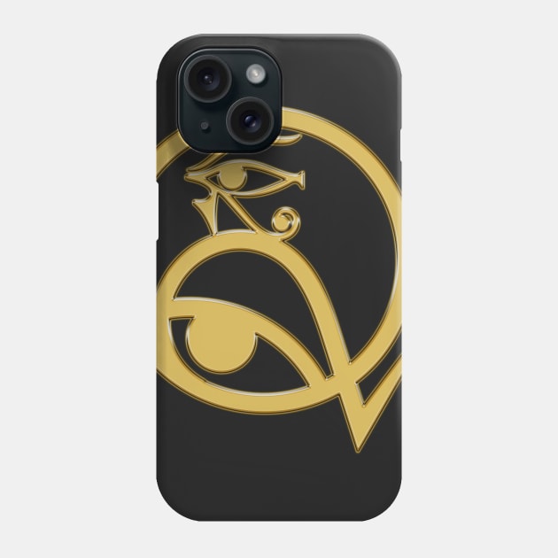 Eye of Horus/Ra GOLD Phone Case by VISION2020