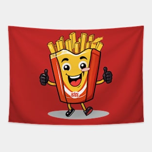 kawaii french fries T-Shirt cute potatofood Tapestry