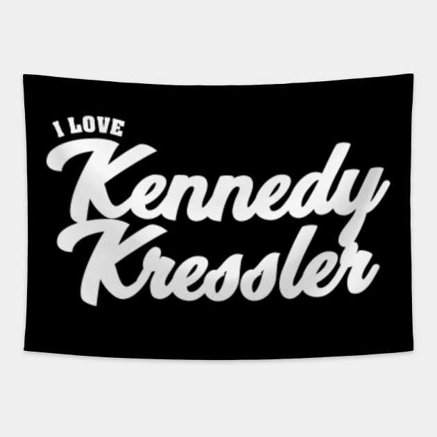 I Love Kennedy Kressler Celebrity Tapestry Teepublic Au