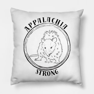 Appalachia Strong Possum Pillow