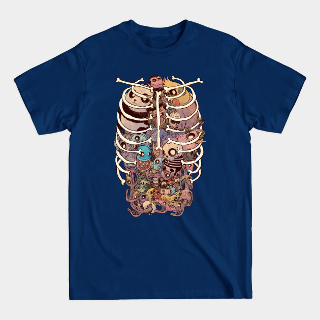 Discover Strange Anatomy - Skeleton - T-Shirt