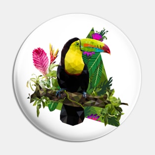 Toucan in the rainforest Pin