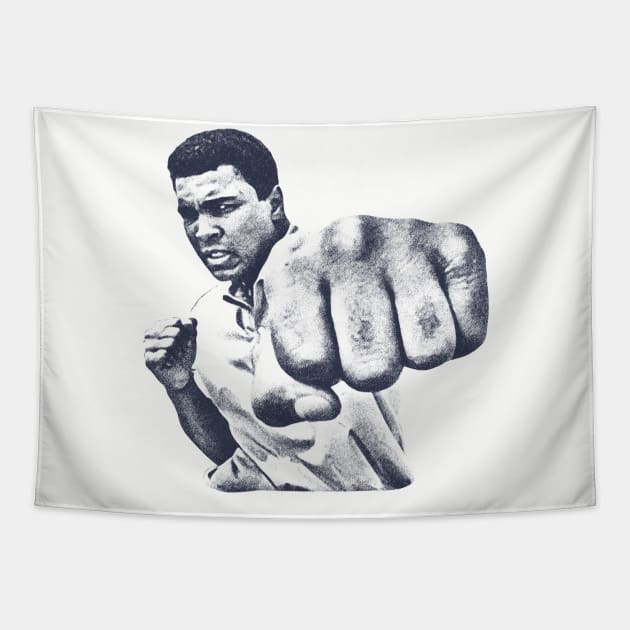 Muhammad Ali Boxing Tapestry by BackOnTop Project