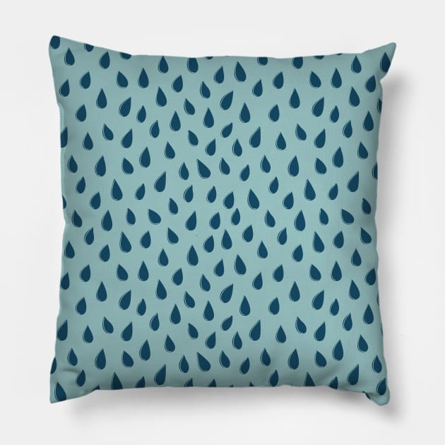 Pattern with chaotic spots Pillow by DanielK