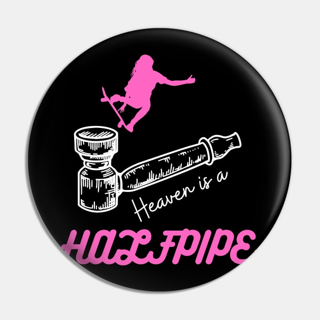 Happiness is a halfpipe Pin by Trippy Critters