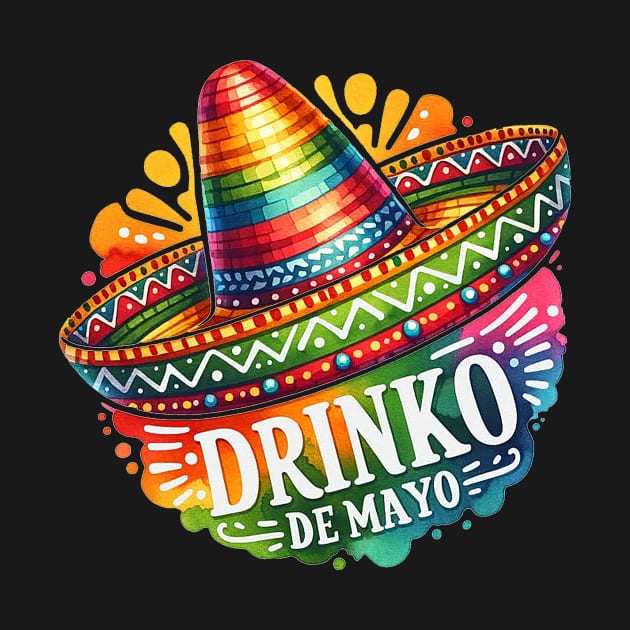 Womens Cinco De Mayo Funny Drinko De Mayo Fiesta Mexican Men by Fresherth Studio