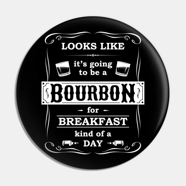 Bourbon for Breakfast Pin by Ferrous Frog