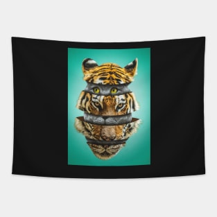 Masquerade Tiger Tapestry