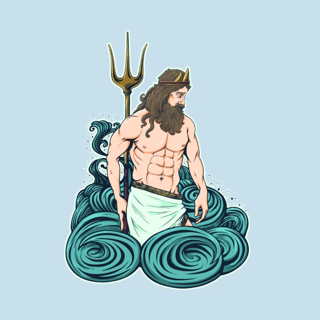 God of the sea by cb-illustratie