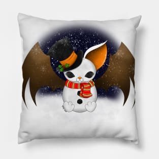 Christmas SnowBat Pillow