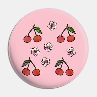 Cherries Sakura Pin