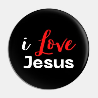 I Love Jesus Pin