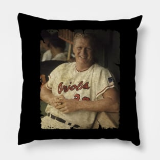 Boog Powell in Baltimore Orioles, 1970 Pillow