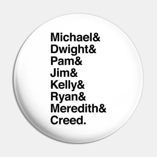 The Office Cast Pin