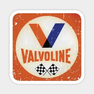 Valvoline racer vintage Hot Rod, Rat Rod Gasser, Racecar Magnet